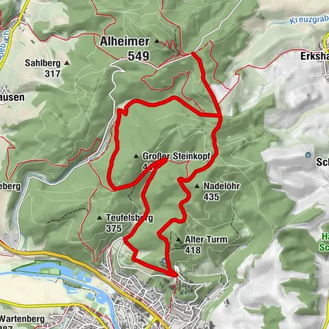 R6 Rundwanderweg Alheimer