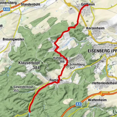 Göllheim: Sul percorso di pellegrinaggio di Giacomo verso Eiswoog