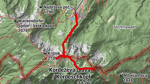 Petzen: Knieps und Kordeschkopf - Angelos Touren