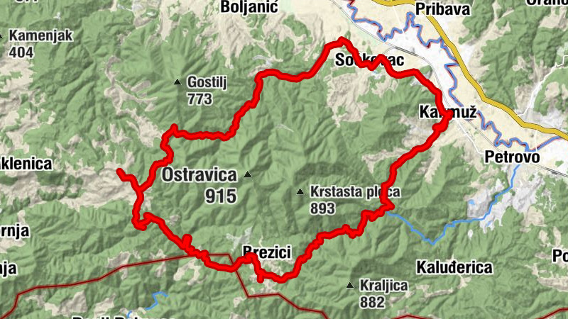 Kakmuž-Brezici-Okolišta-Karanovac-Kakmuž