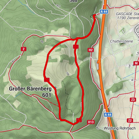 Große Bärenberg-Turmrunde (Zierenberg, Naturpark-Rundweg 2)