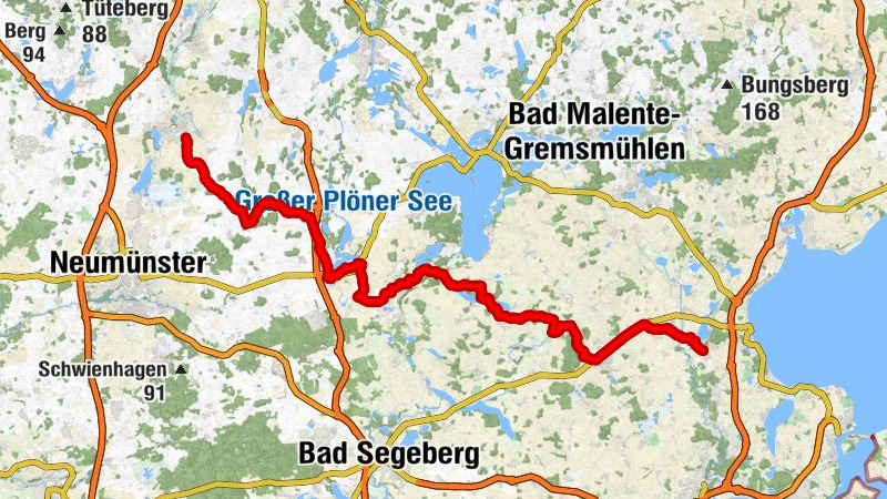 Von Timmendorfer nach Wattenbek