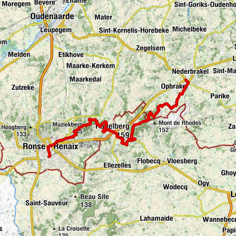 GR122 Etappe 7 Brakel-->Ronse