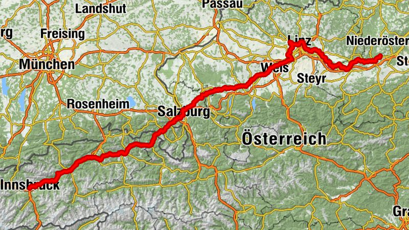 Jakobsweg Maria Taferl-Innsbruck