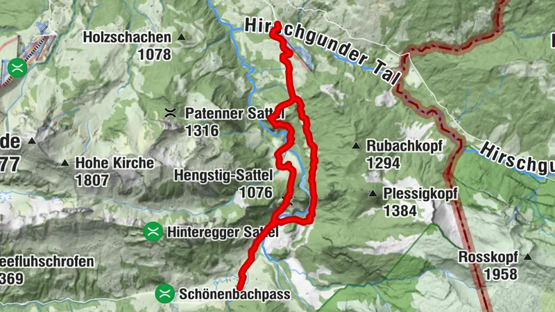 Wanderung nach Schönenbach