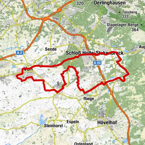 Auf den Spuren der Senne-Bäche - Radtour durch die Heidelandschaft in Schloß Holte-Stukenbrock