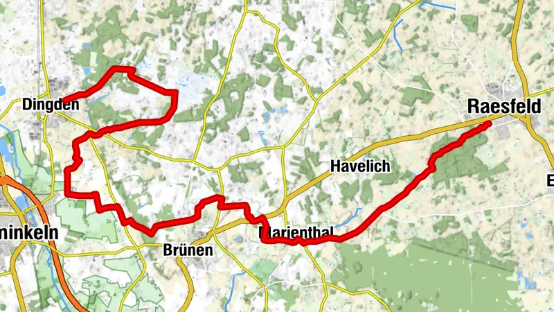 Etappe 8 Hohe Mark RadRoute
