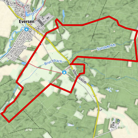 Lange Tour (15,2 km) Salz in der Heide
