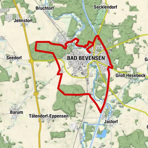 Strecke Nr.21 Halbmarathon