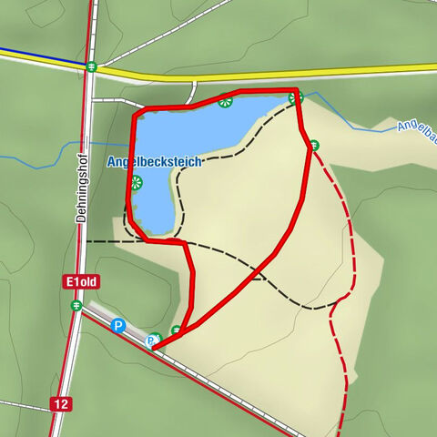 Wanderweg: Heideschleife Angelbecksteich