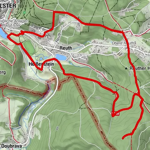 Genusswandern in Bad Elster 4: Heinkhütte/ Friedrich-August-Stein