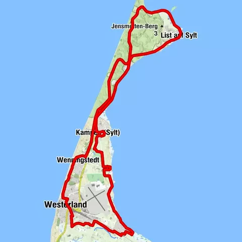 große Nord-Rundtour - von Westerland nach List (inkl. Listland und Keitum)