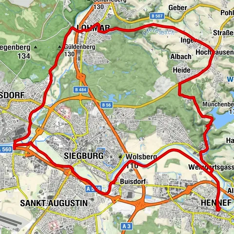 Radtour Sieg | Agger und Pflug | Hennef