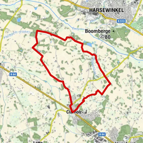 Radrundweg R 18 in Herzebrock-Clarholz