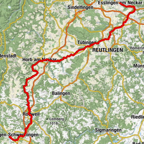 Ursprünglicher Neckar