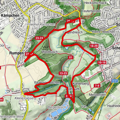 Paulinentour - Würselen-Adamsmühle