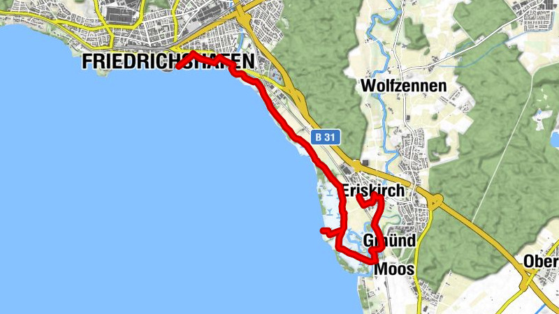 Eriskircher Ried Trail - from Friedrichshafen through Eriskircher Ried