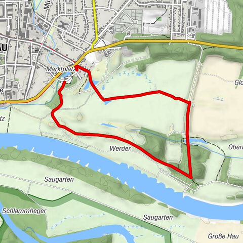 Auenpfad Oberluch Roßlau