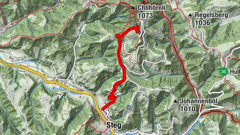 Steg, Zürich/Schweiz