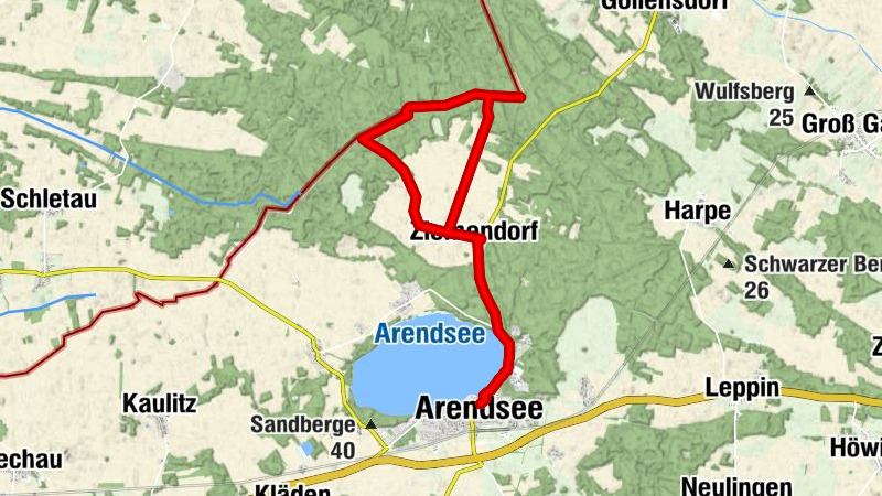 Von Arendsee "Wanderung in die Wirlspitze"