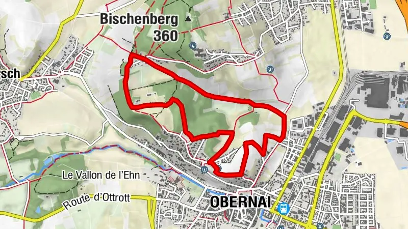 Mont National running circuit