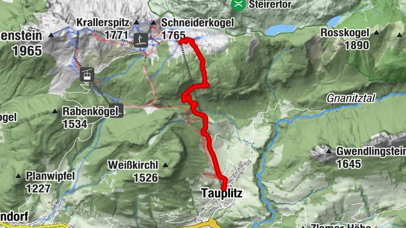Wanderung über den alten Almweg von Tauplitz auf die Tauplitzalm