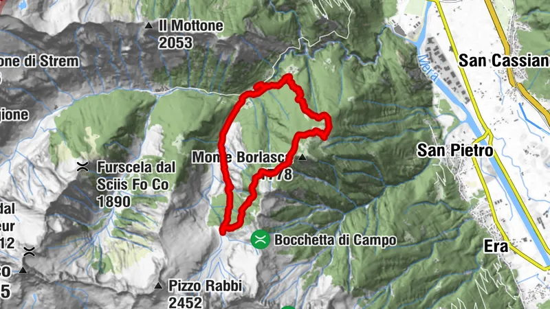 Anello Alpe Campo - Alpe Borlasca