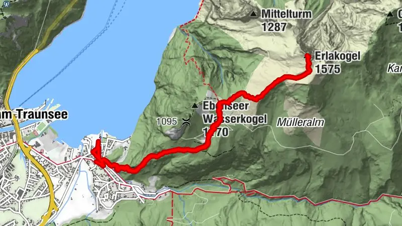Erlakogel 1575 über Ebensee