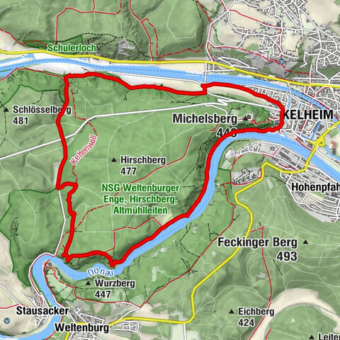 Keltenwall bei Kelheim