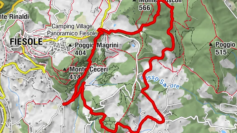 Fiesole, Toscana/Italia vincigliata settigliano A