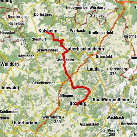 Liebliches Taubertal - Der Sportive 3. Etappe