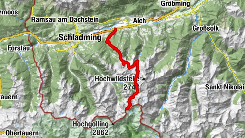 Klafferkessel - Preintalerhütte - Bärfallspitze - Haus im Ennstal