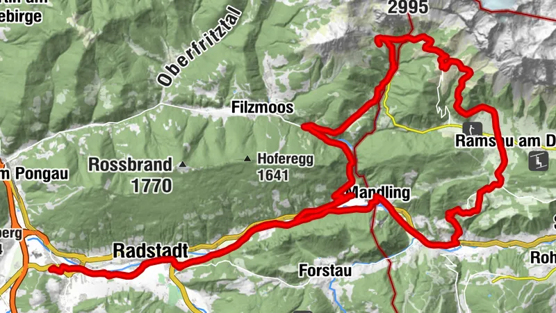 Altenmarkt im Pongau - Mandlberggut - Brandalm - Dachsteinhaus