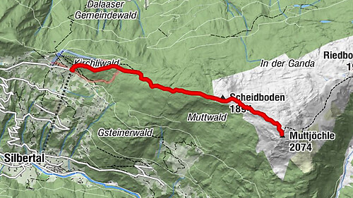 Muttjöchle Gipfelweg