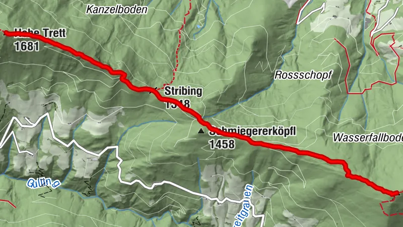 Gratwanderung Blosen - Stribing - Hohe Trett Nr. 13