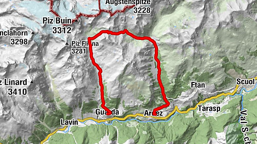 Guarda – Chamonna Tuoi – Furcletta – Alp Valmala – Ardez