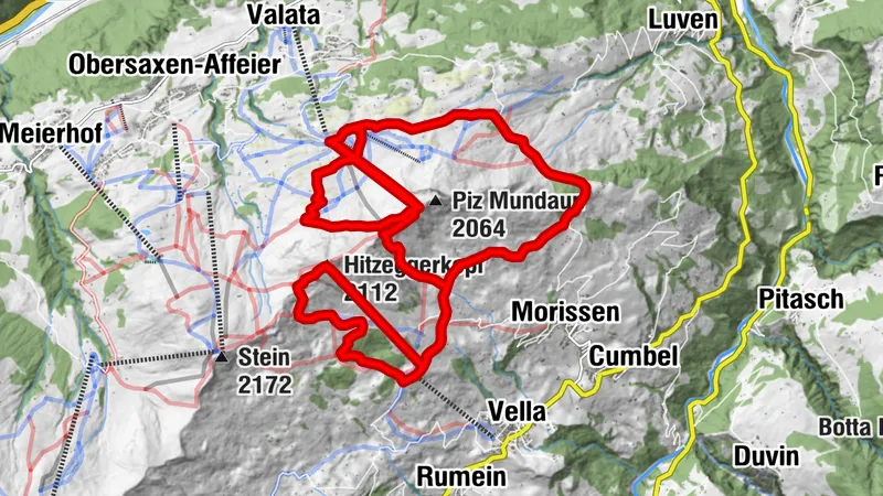 Bahnentour Obersaxen Lumnezia