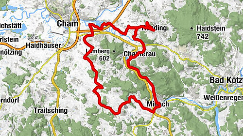 Rad-Rundtour "Regental und sanfte Höhen":