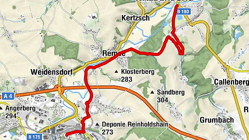 Sentiero di Lutero in Sassonia da Waldenburg a Glauchau