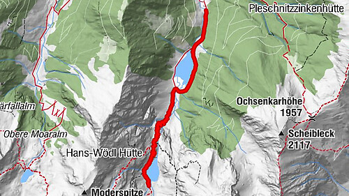 Hans-Wödl-Hütte und Obersee