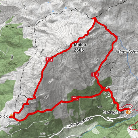 Astental: Mohar, Moharkreuz