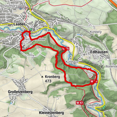 Hartlmühle-Laaber-Hartlmühle