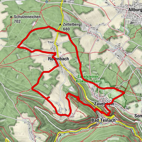 Occhiata-Runde Bad Teinach-Zavelstein Zettelberg