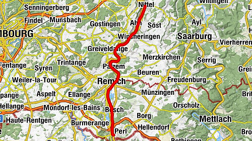 Mosel Cycle Path Section 1: From Perl to Nittel