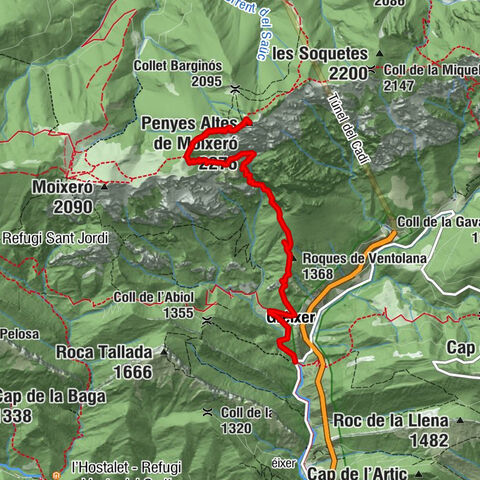 Penyes Altes del Moixeró, per Greixe