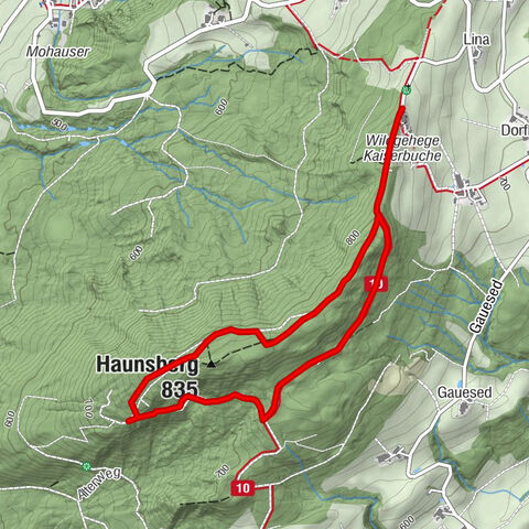 Percorso panoramico ad anello Kaiserbuche
