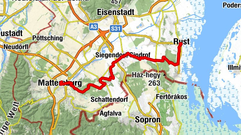 02A Zentralalpenweg, Tag 03: Rust - Mattersburg