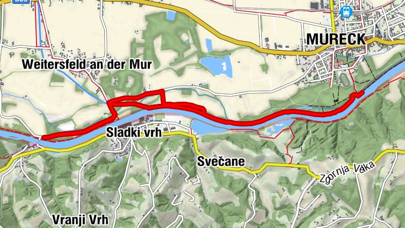 Von Weitersfeld nach Mureck und retour