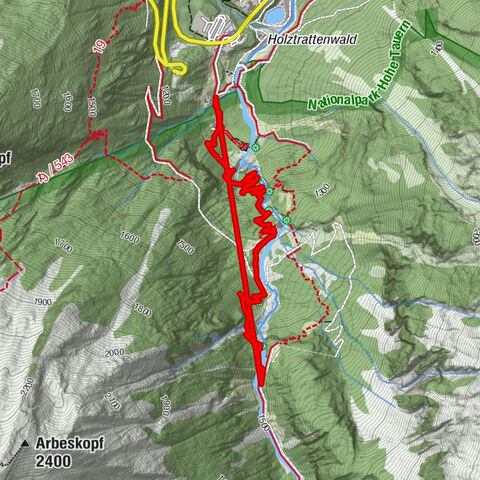 Percorso delle cascate di Krimml - sentiero panoramico