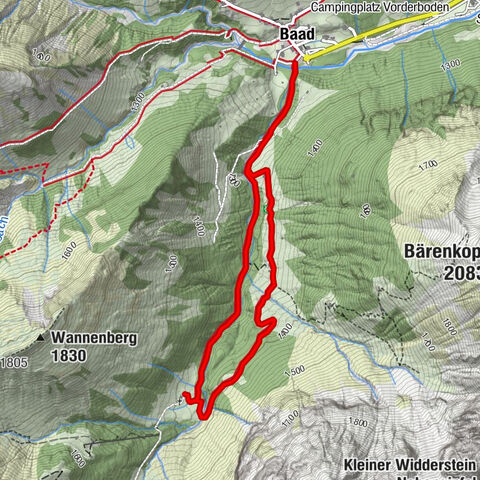 Escursione ad anello attraverso la valle Bärgunttal